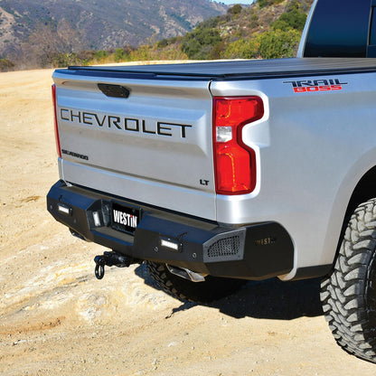 Westin Pro-Series Rear Bumper for Chevrolet Silverado / GMC Sierra trucks (2019-2026) - 58-421215