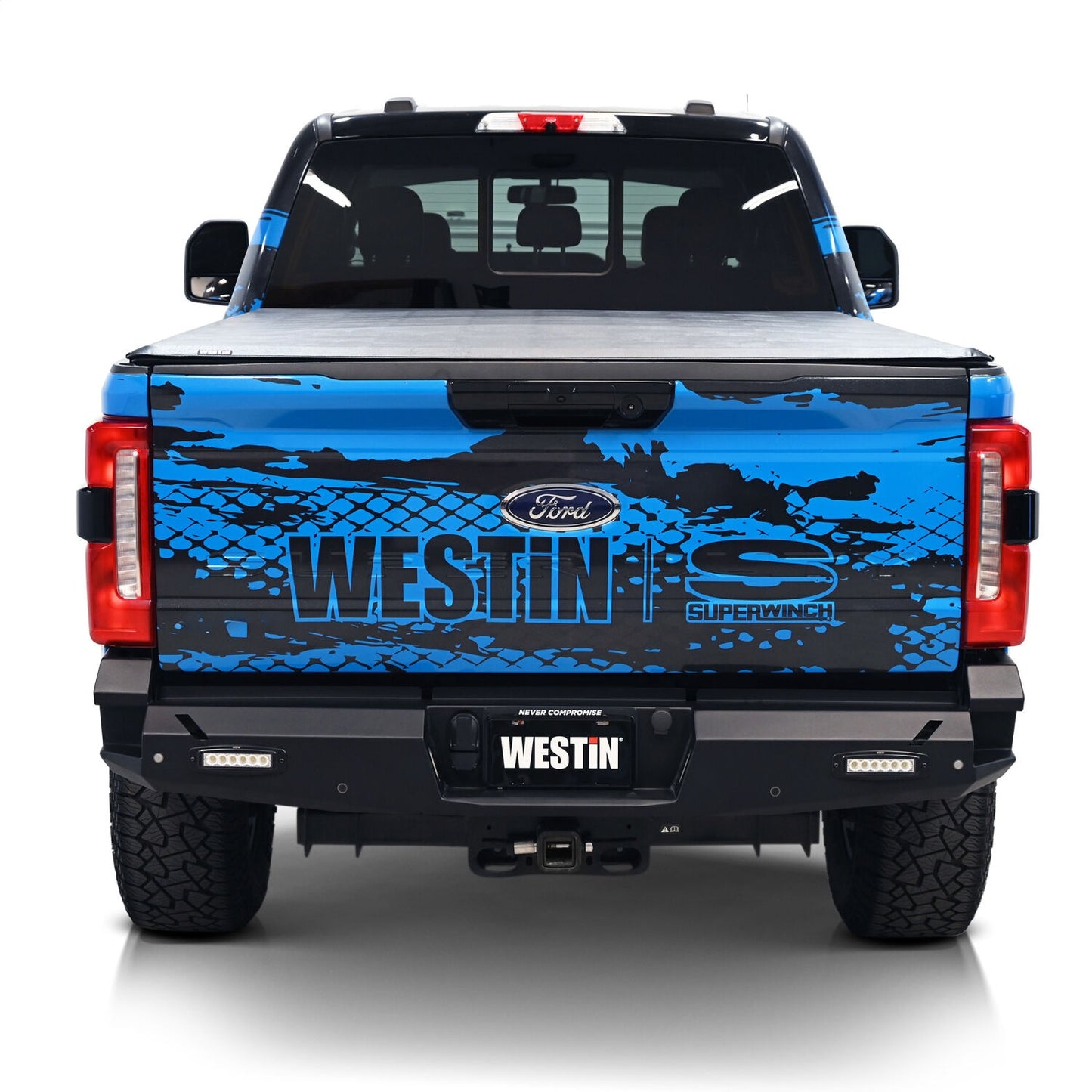 Westin Pro-Series Rear Bumper for Ford Super Duty trucks (2023-2026) - 58-421275