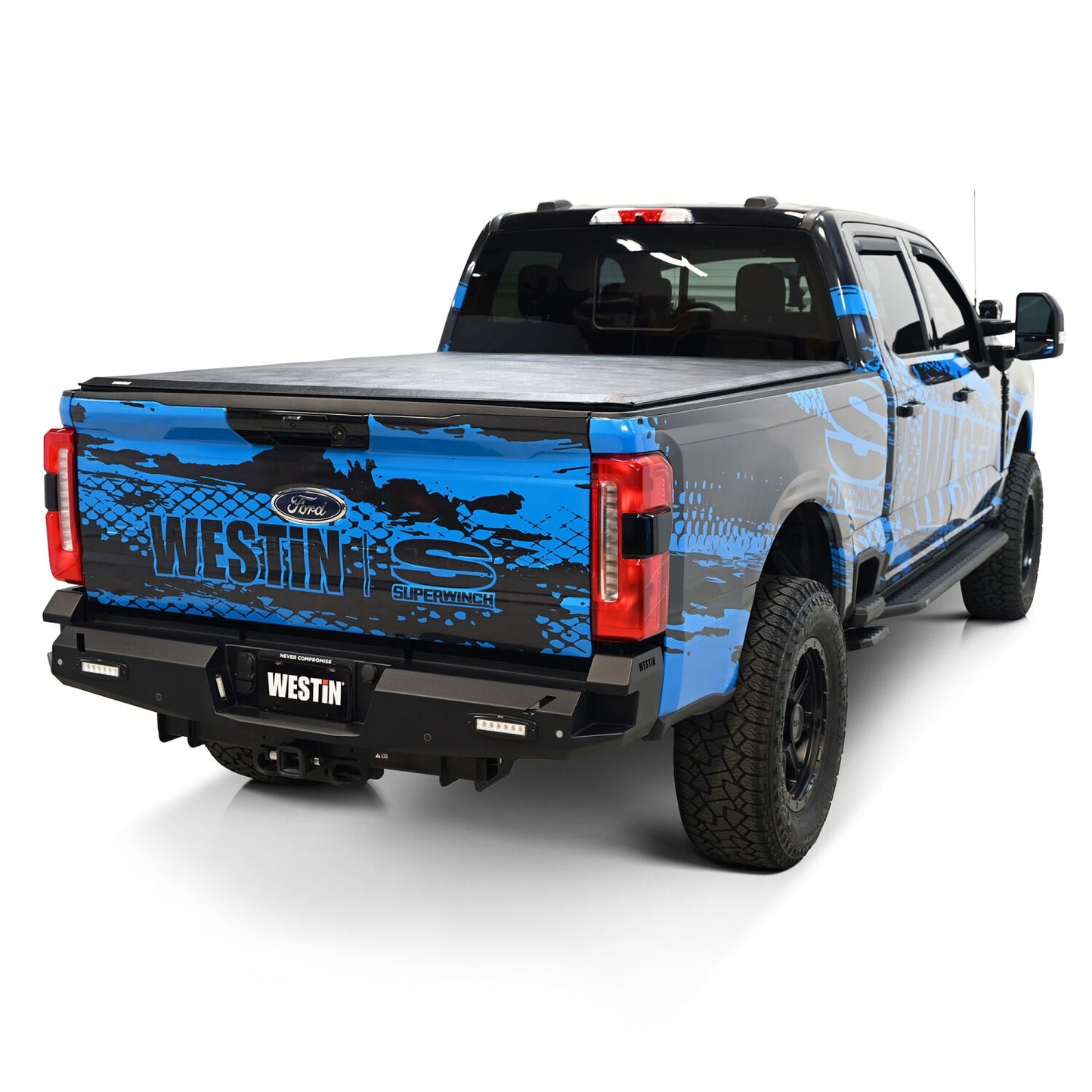 Westin Pro-Series Rear Bumper for Ford Super Duty trucks (2023-2026) - 58-421275