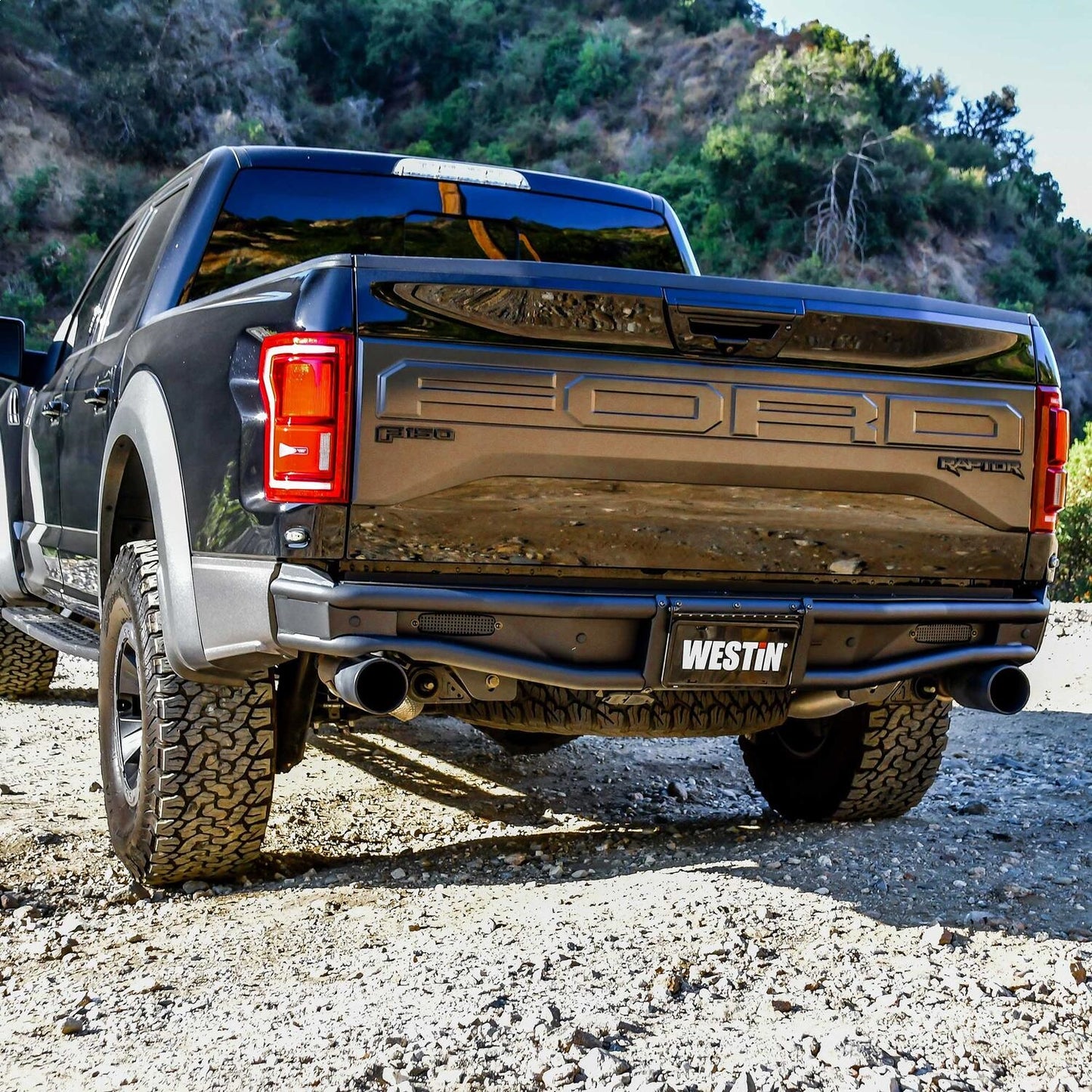 Westin Outlaw Rear Bumper for Ford F-150 (2017-2020) - 58-82025