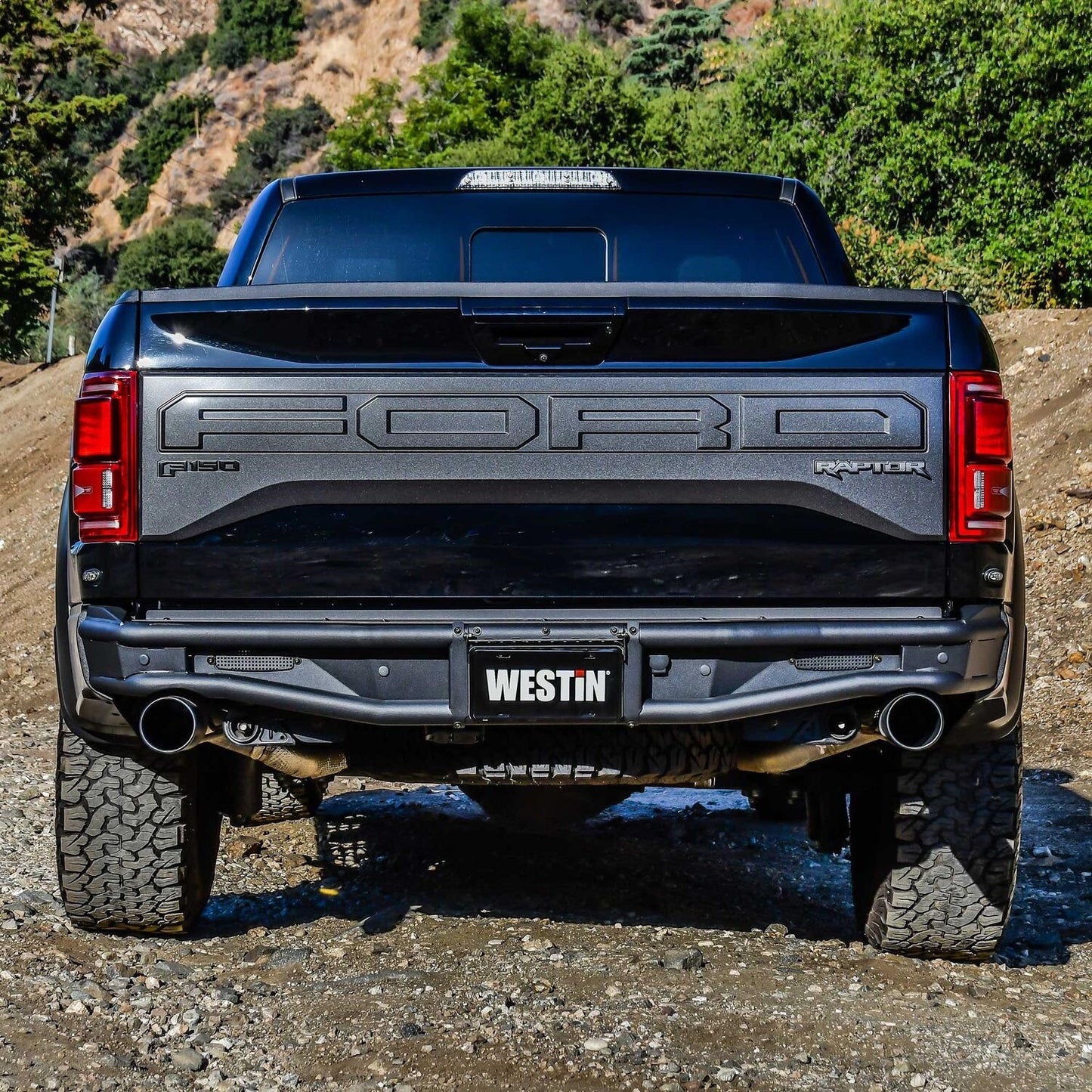 Westin Outlaw Rear Bumper for Ford F-150 (2017-2020) - 58-82025