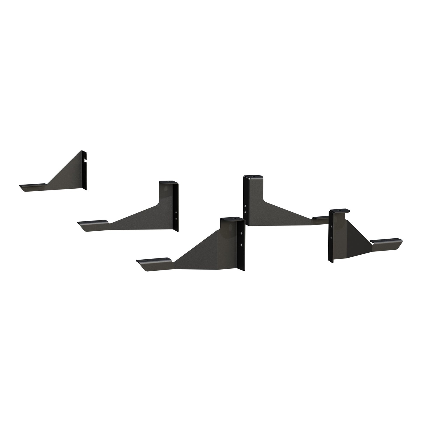 Luverne O-Mega II 6" x 36" & 100" Silver Aluminum Side Steps for Chevrolet Express & GMC Savana (135-in WB)