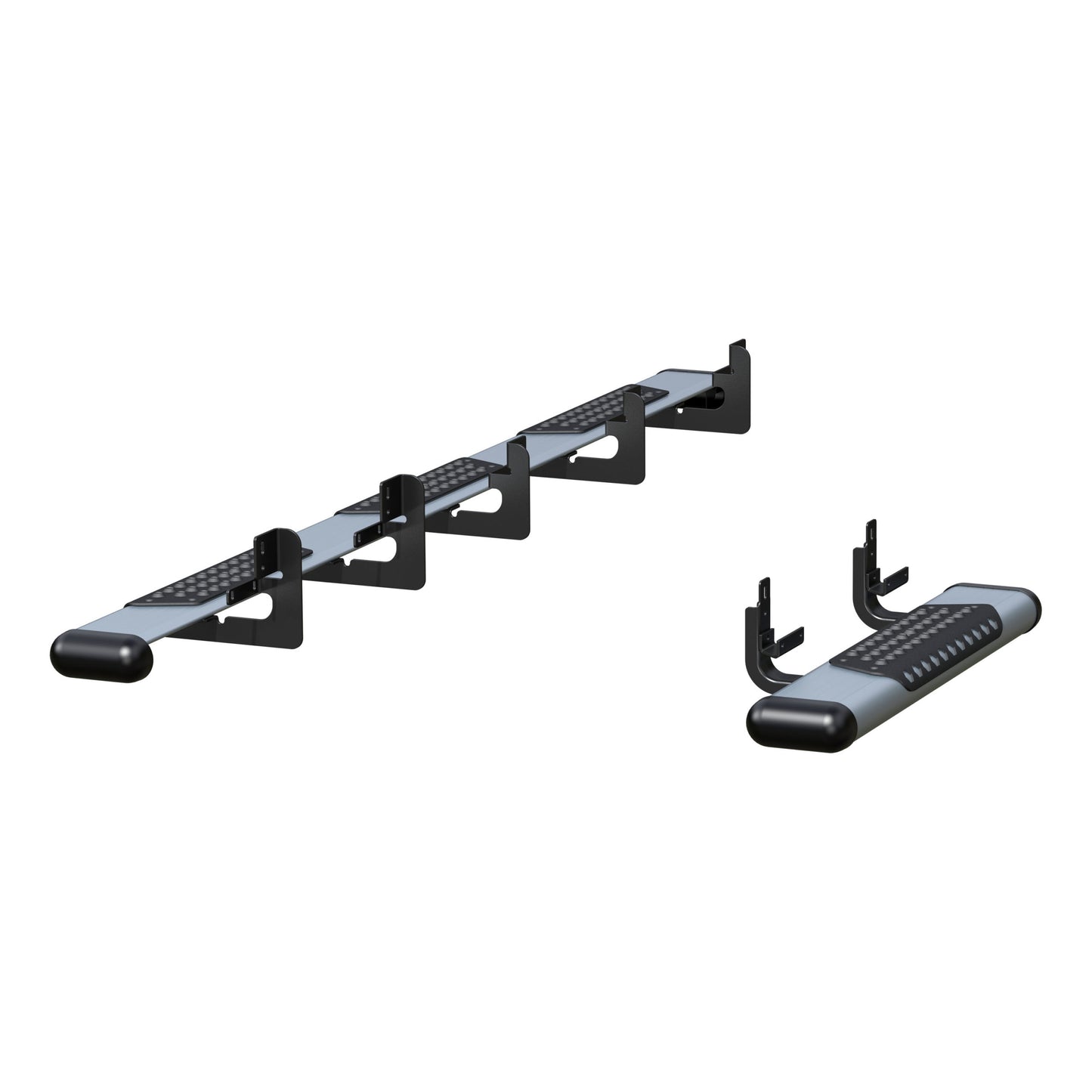Luverne O-Mega II 6" x 36" & 100" Silver Aluminum Side Steps, Select Sprinter 2500, 3500