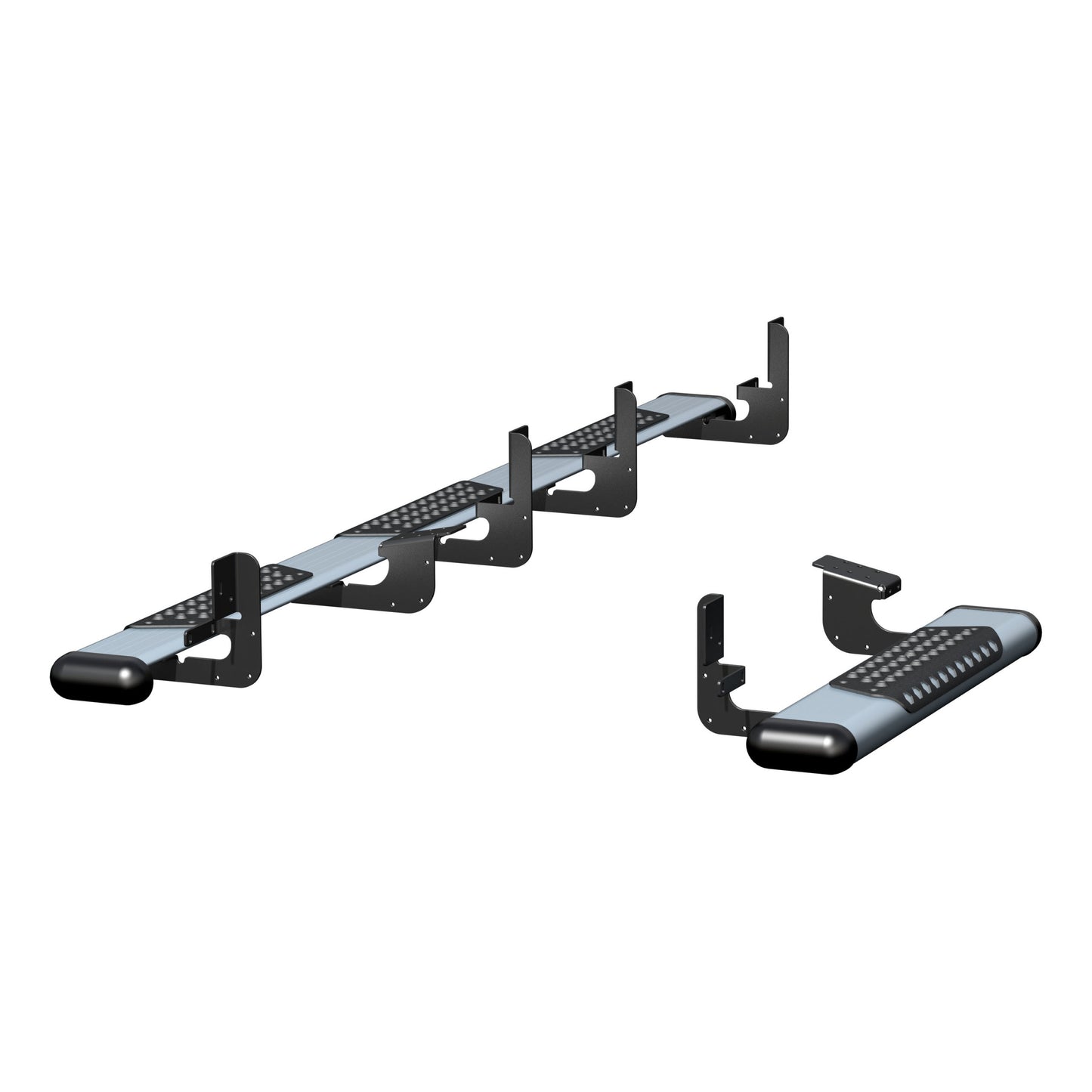 Luverne O-Mega II 6" x 36" & 100" Silver Aluminum Side Steps, Select Ram ProMaster
