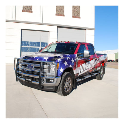 Luverne O-Mega II 6" x 125" Silver Aluminum W2W Steps, Select Ford F-250, F-350, F-450
