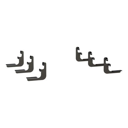 Luverne O-Mega II 6" x 88" Black Aluminum Side Steps, Select Ford F-Series