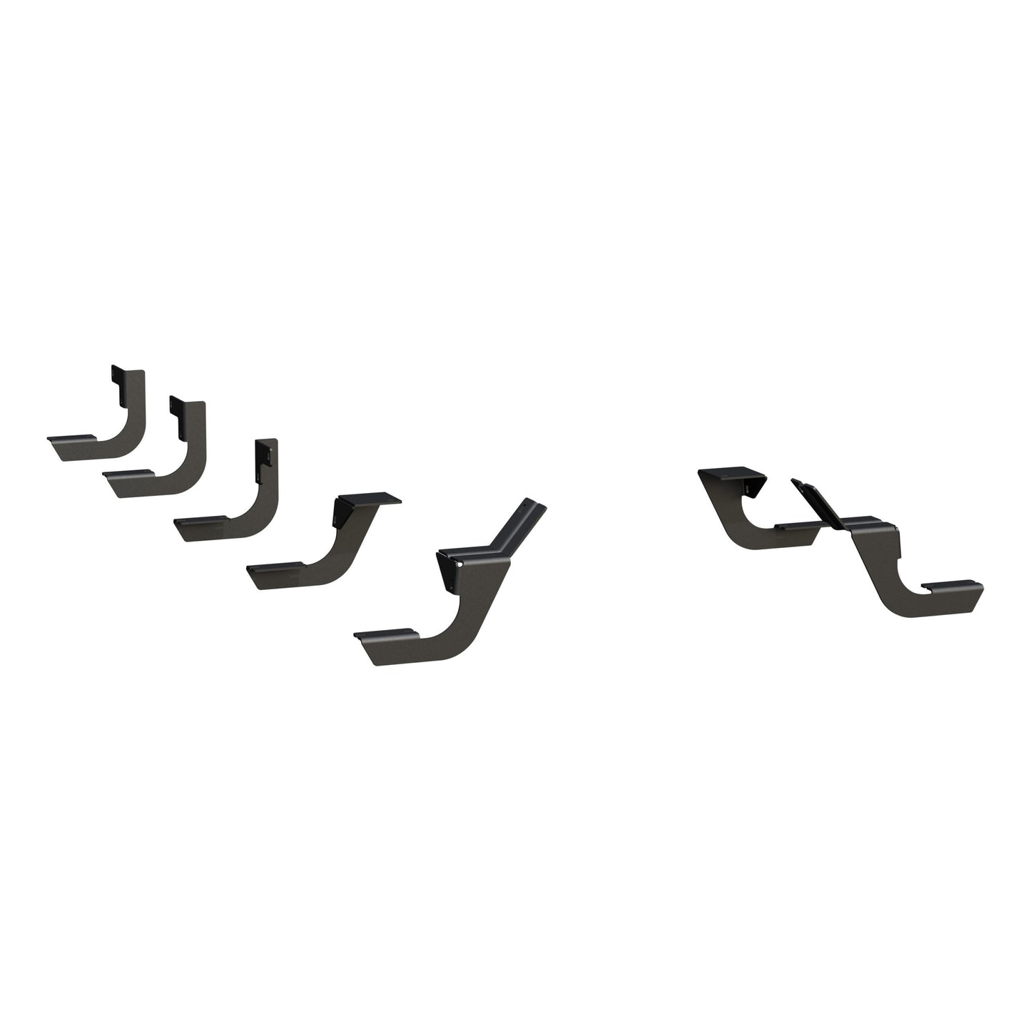 Luverne O-Mega II 6" x 36" & 100" Black Aluminum Side Steps, Select Ford E-Series Vans