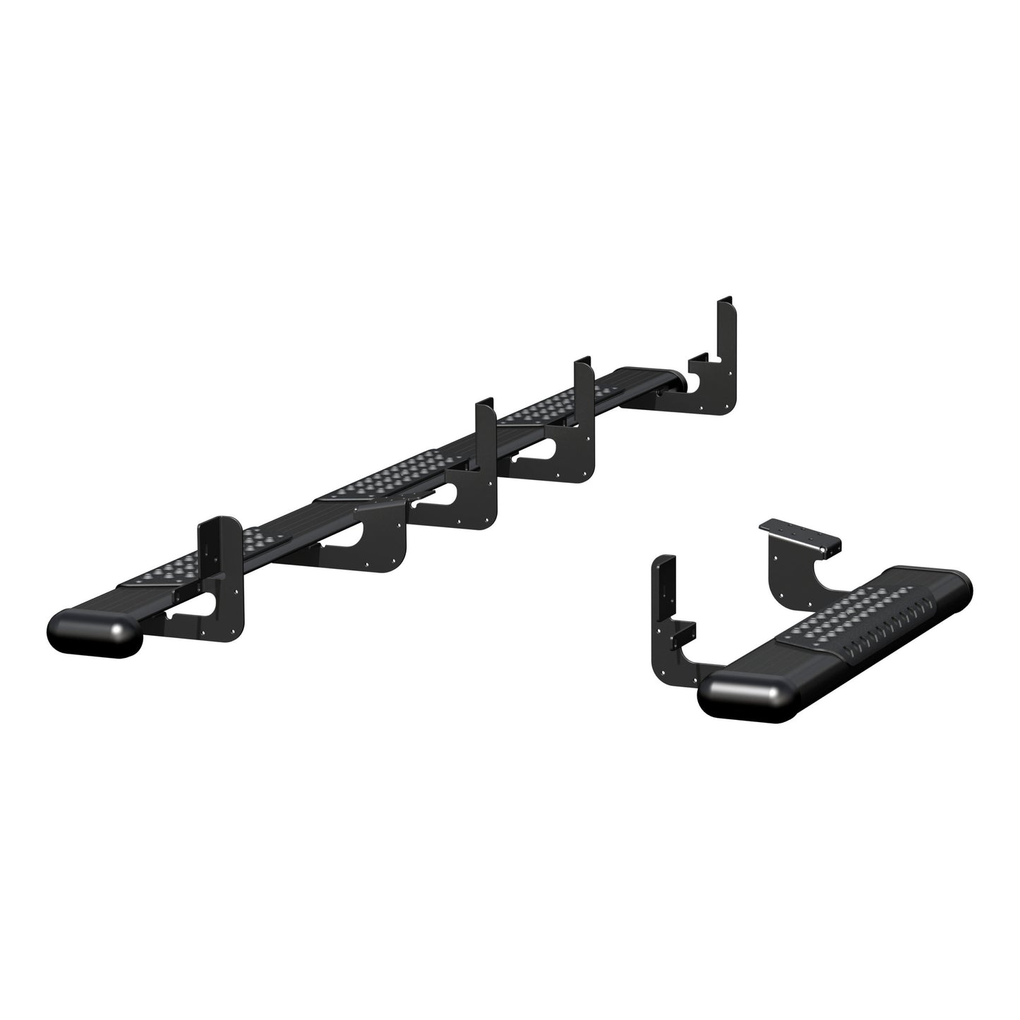 Luverne O-Mega II 6" x 36" & 100" Black Aluminum Side Steps, Select Ram ProMaster