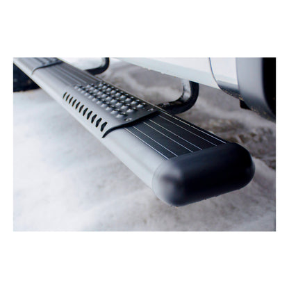 Luverne O-Mega II 6" x 114" Black Aluminum Side Steps, Select Express, Savana 2500, 3500