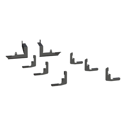 Luverne O-Mega II 6" x 114" Black Aluminum W2W Steps, Select Silverado, Sierra 1500 Crew