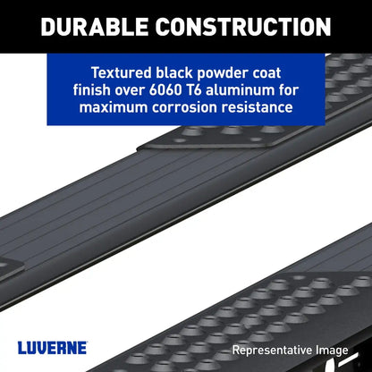 Luverne Aluminator 6" x 26" Light-Compatible Aluminum Receiver Hitch Step - 585001-570000