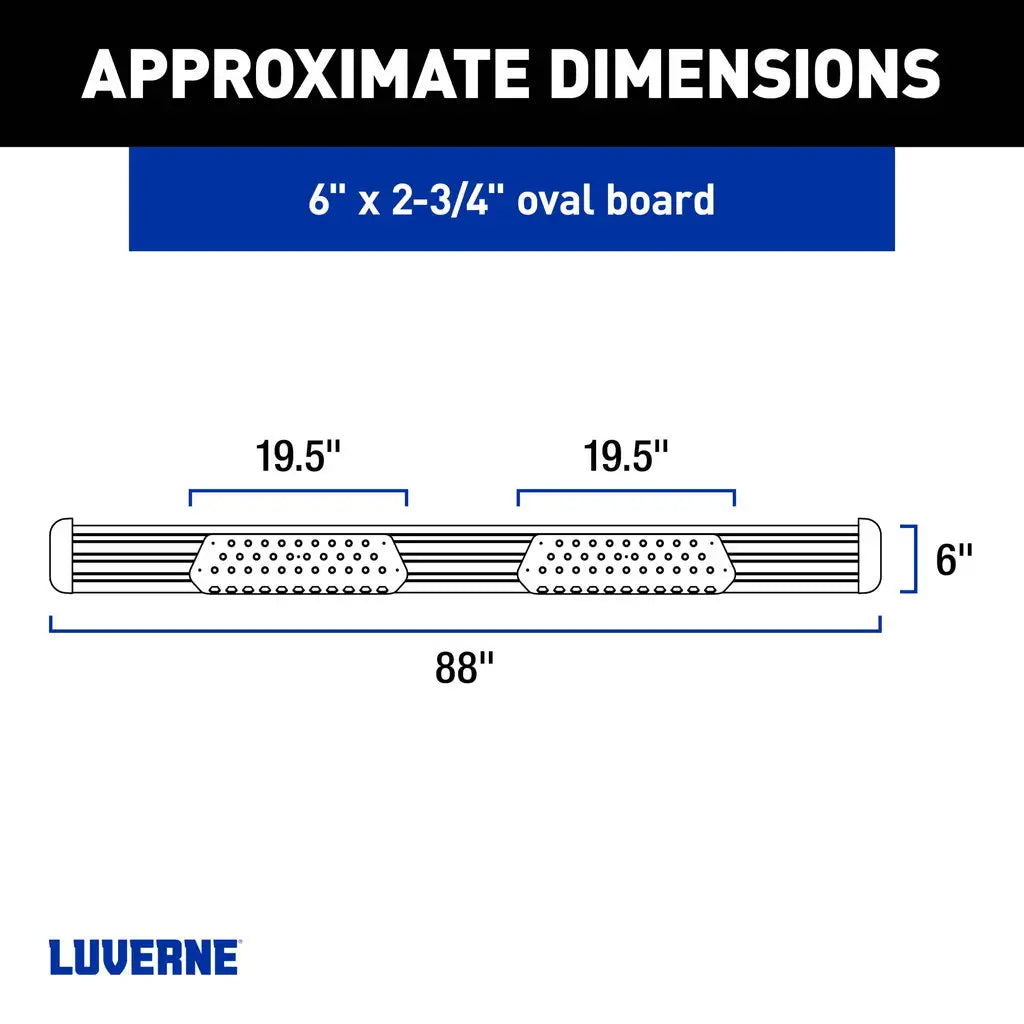 Luverne Aluminator 3-Light Side Steps, Ram 1500 - 585003-571633