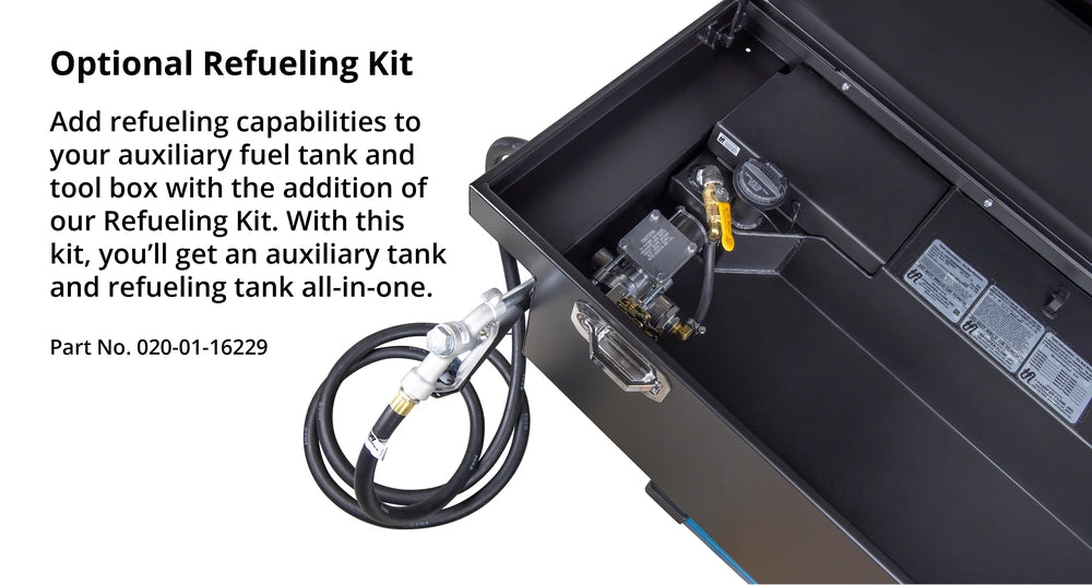 Transfer Flow 70-Gallon Steel Auxiliary Tank & Tool Box Combo - 0800116063