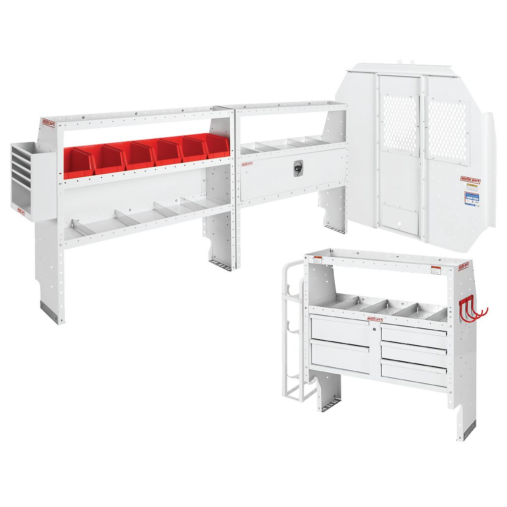 HVAC/Mechanical Van Package for Ford Transit - 148-in WB - Low Roof
