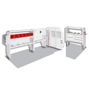 HVAC/Mechanical Van Package for Ford Transit - 130-in WB - Low Roof