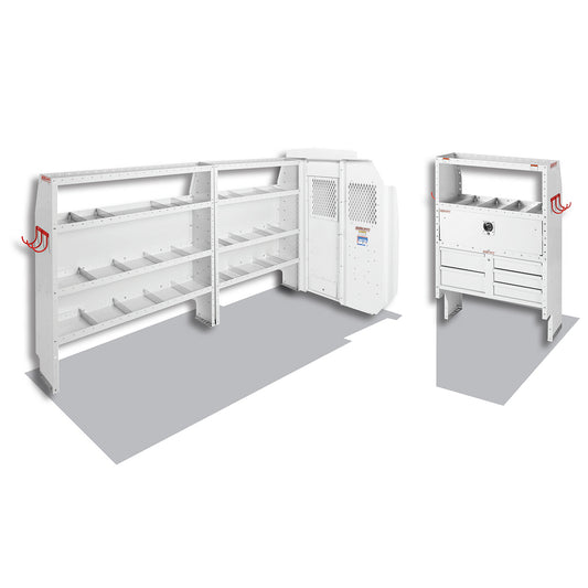 Cable/Plumber Van Package for Ford Transit - 148-in WB - Mid Roof