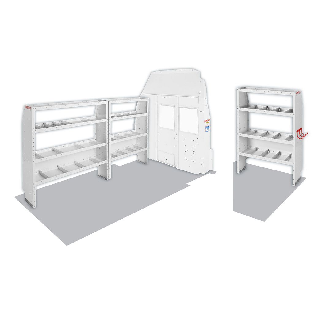 Commercial Shelving Van Package for Nissan NV2500 - 146-in WB - High Roof