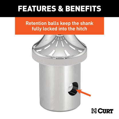 CURT OEM Puck System 2-5/16" Gooseneck Ball, Ram (30K) - 60601