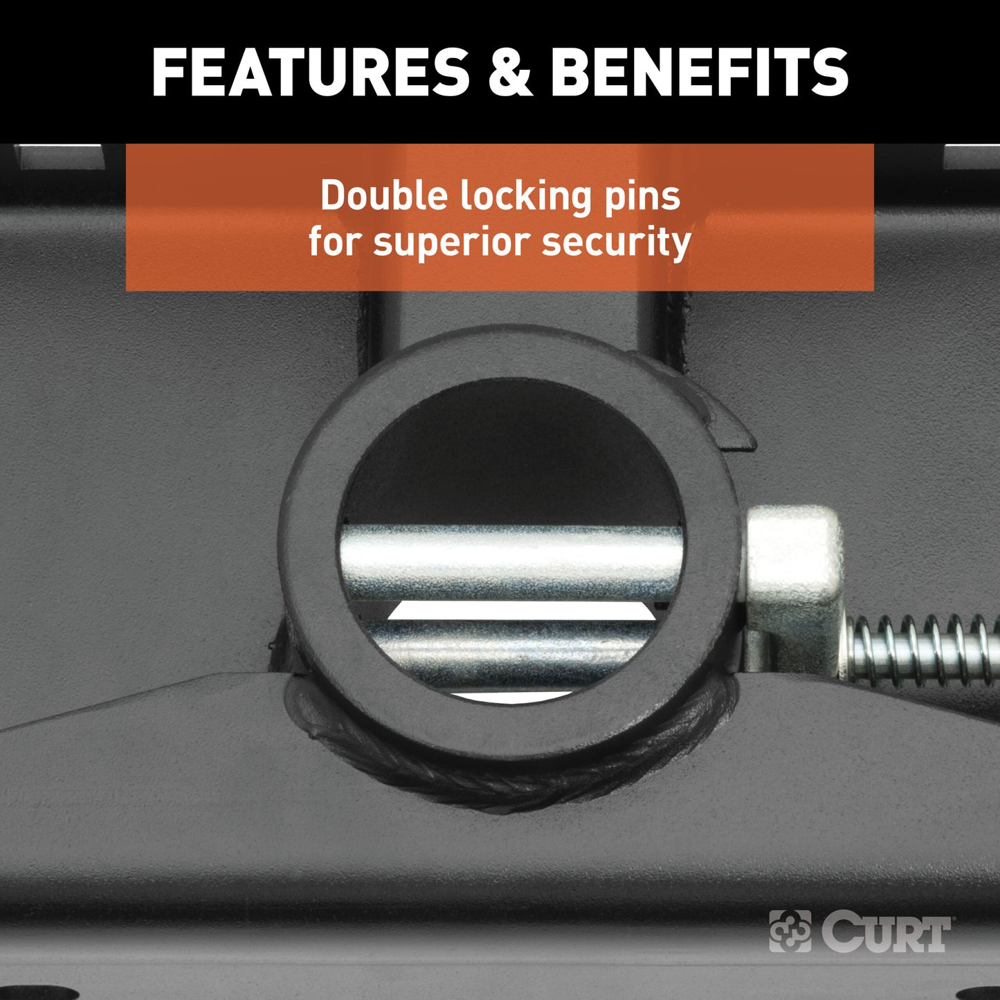 CURT Double Lock 2-5/16" Gooseneck Ball - 60616