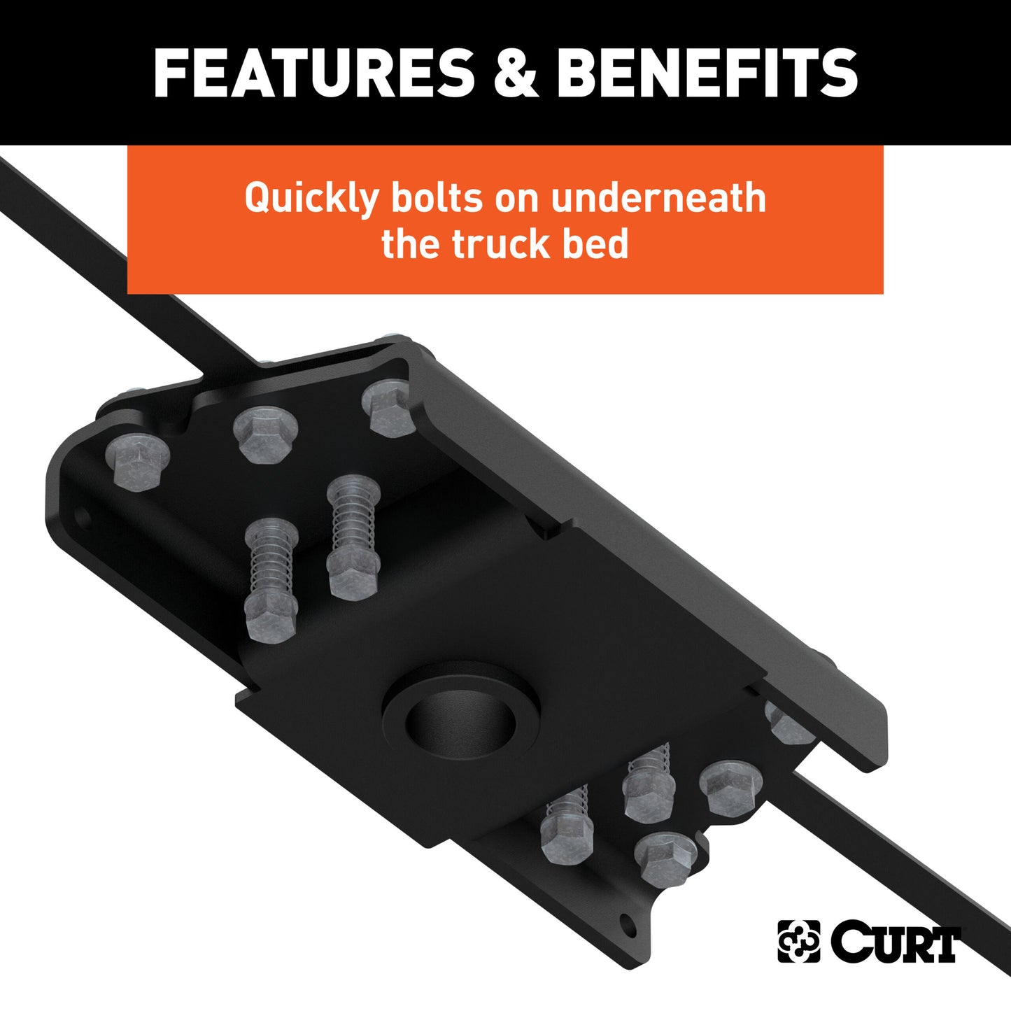 CURT OEM-Style Gooseneck Hitch, Select Ram 3500 - 60626