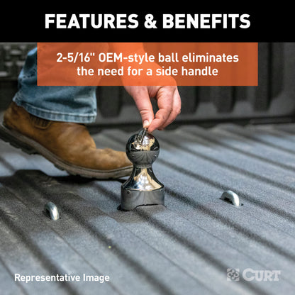 CURT OEM-Style Gooseneck Hitch, Select Ram 2500, 3500 - 60633