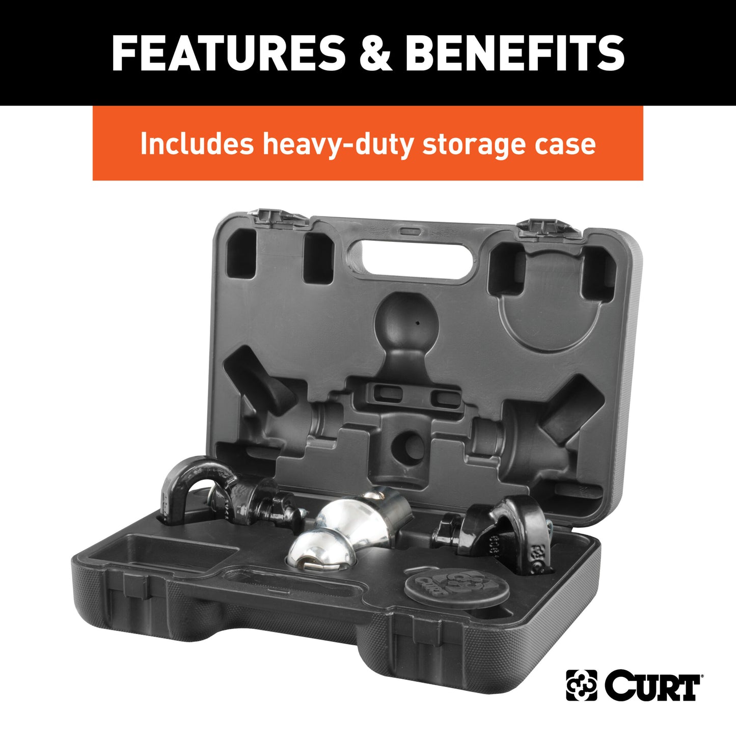 CURT OEM Puck System 2-5/16" Gooseneck Kit, Ram (38K) - 60638