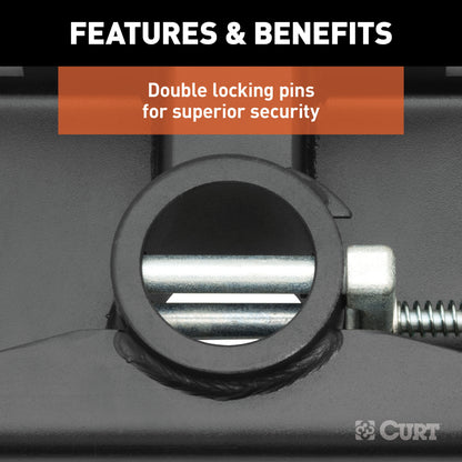 CURT Double Lock Gooseneck Hitch Kit w/ Brackets, Select Dodge, Ram 1500 Coil Springs - 60730