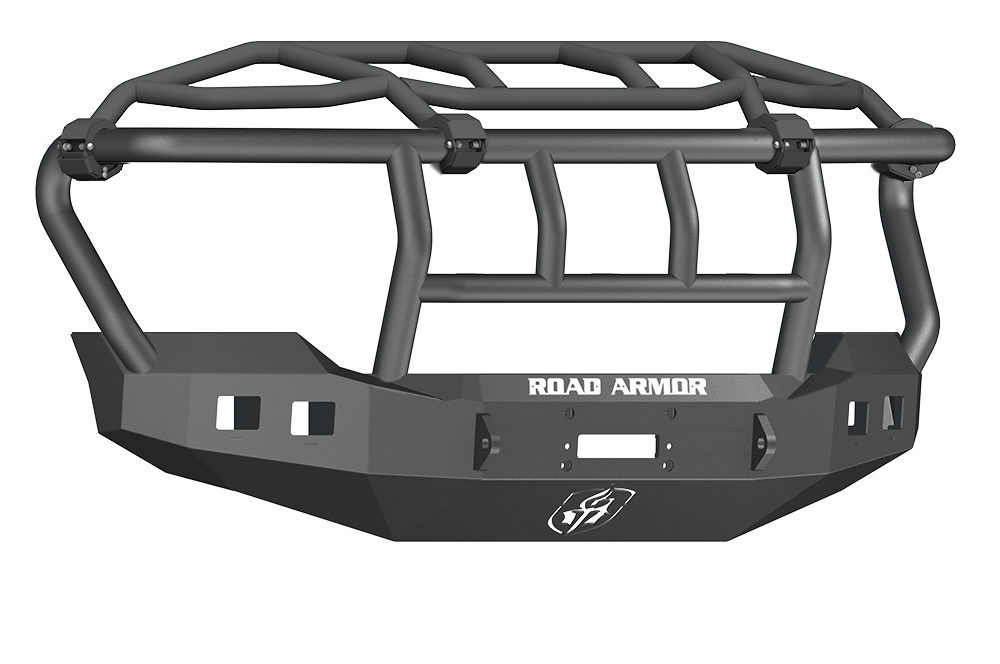 Road Armor Stealth Front Winch Bumper Titan II Guard - Intimidator 2011-2016 Ford F-250 F-350 - 611R3B