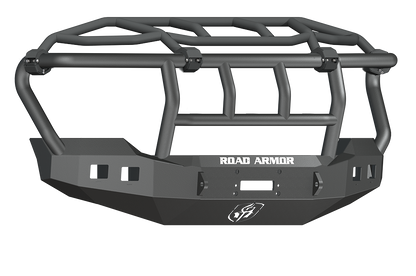 Road Armor Stealth Front Winch Bumper Titan II Guard - Intimidator 2011-2016 Ford F-250 F-350 - 611R3B