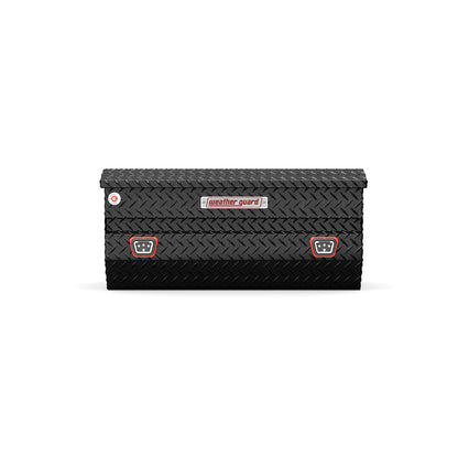 Weather Guard All-Purpose Chest Tool Box Gloss Black Aluminum Model 614-5-04