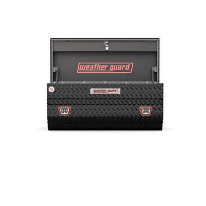 Weather Guard All-Purpose Chest Tool Box Gloss Black Aluminum Model 614-5-04