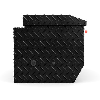 Weather Guard All-Purpose Chest Tool Box Gloss Black Aluminum Model 614-5-04