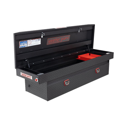 Weather Guard 615 accessory tray installed in truck tool box
