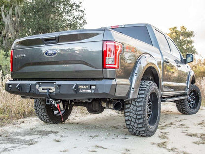 Road Armor Stealth Rear Winch Bumper 2015-2020 Ford F-150 - 61600B