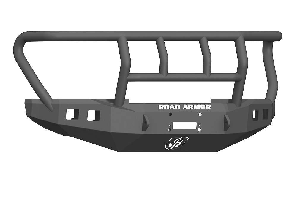 Road Armor Stealth Front Winch Bumper Titan II Guard 2017-2022 Ford F-450 F-550 - 61742B