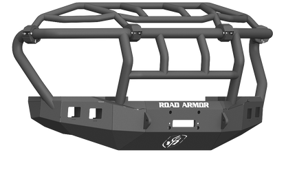 Road Armor Stealth Front Winch Bumper Titan II Guard - Intimidator 2017-2022 Ford F-250 F-350 - 617F3B