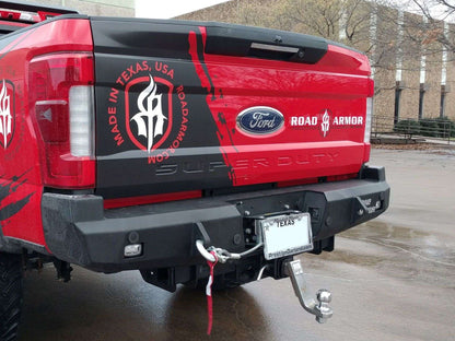 Road Armor Stealth Rear Winch Bumper 2017-2022 Ford F-250 F-350 F-450 - 617RRB
