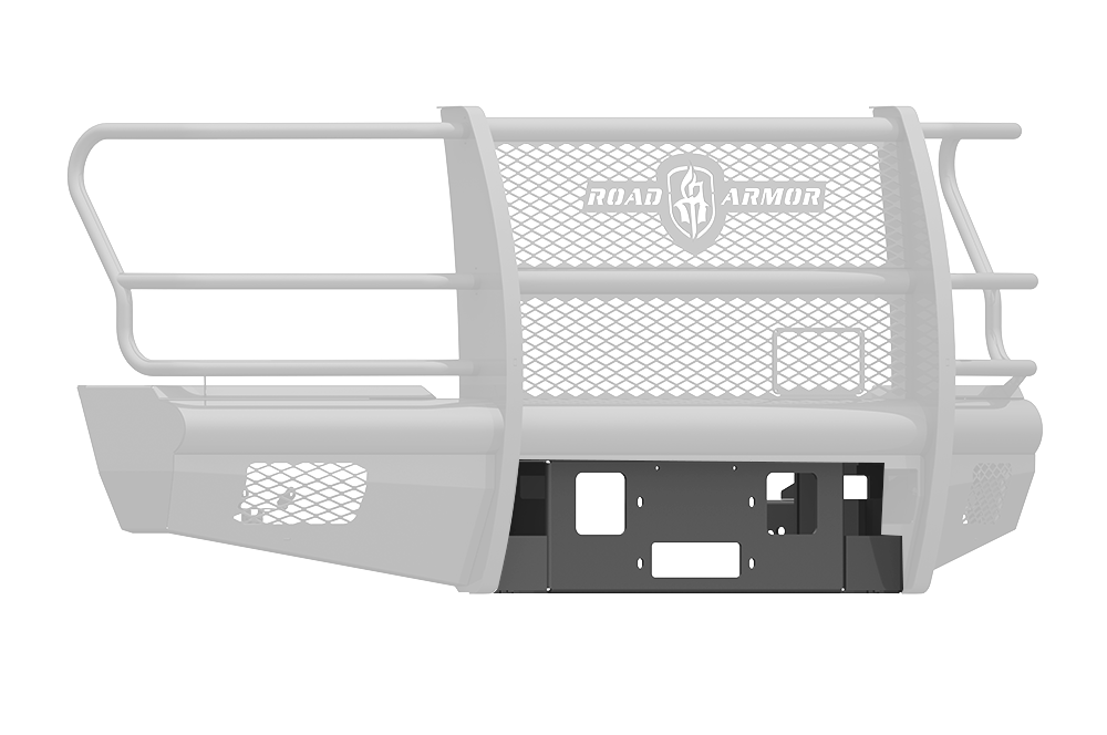 Road Armor Vaquero Front Bumper Accessory Winch Plate 2017-2022 Ford F-250 F-350 F-450 - 617V-WP