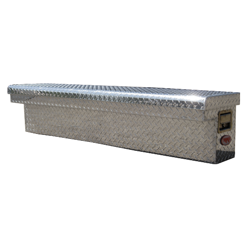 RKI 61-in Side Mount Truck Tool Box S-Series Single Lid Low Profile - Aluminum - 61SLPA