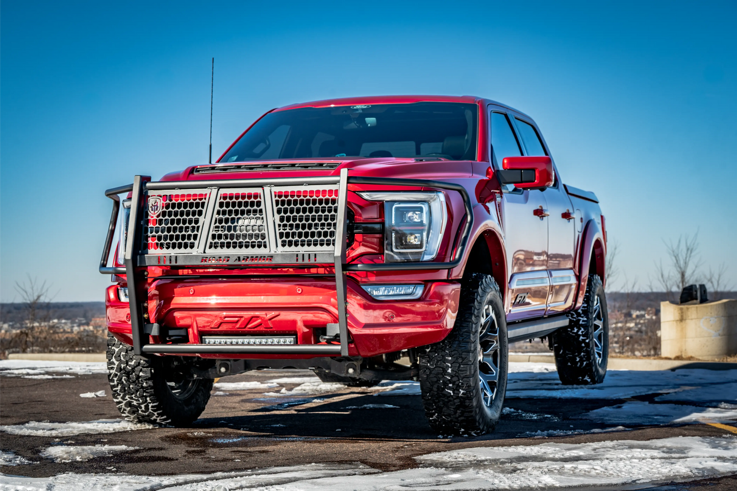 Road Armor Vaquero Front Grille Guard Brush Guard 2021-2026 Ford F-150 - 6211-BRSH