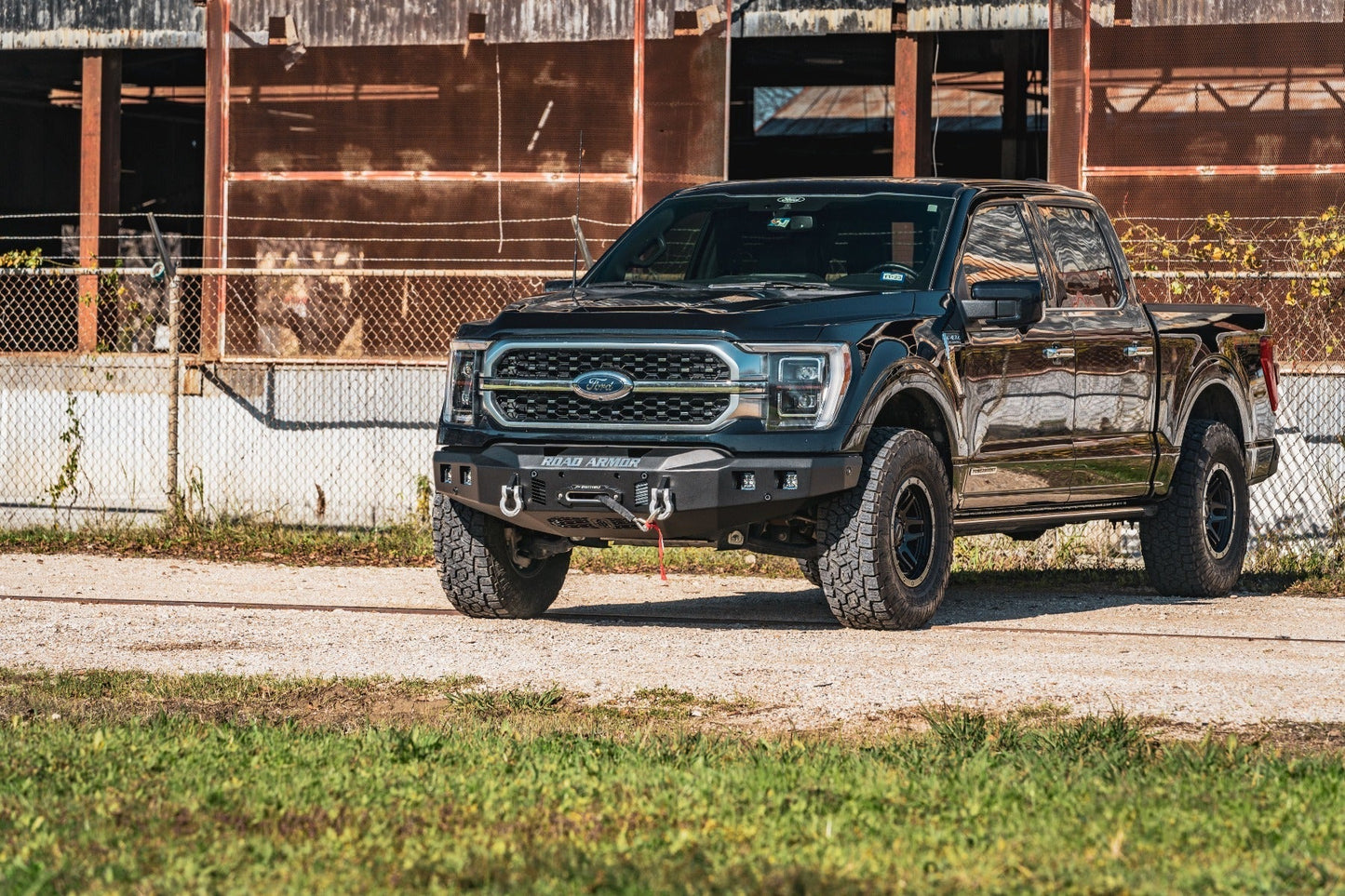 Road Armor Stealth Front Winch Bumper 2021-2023 Ford F-150 - 6211F0B