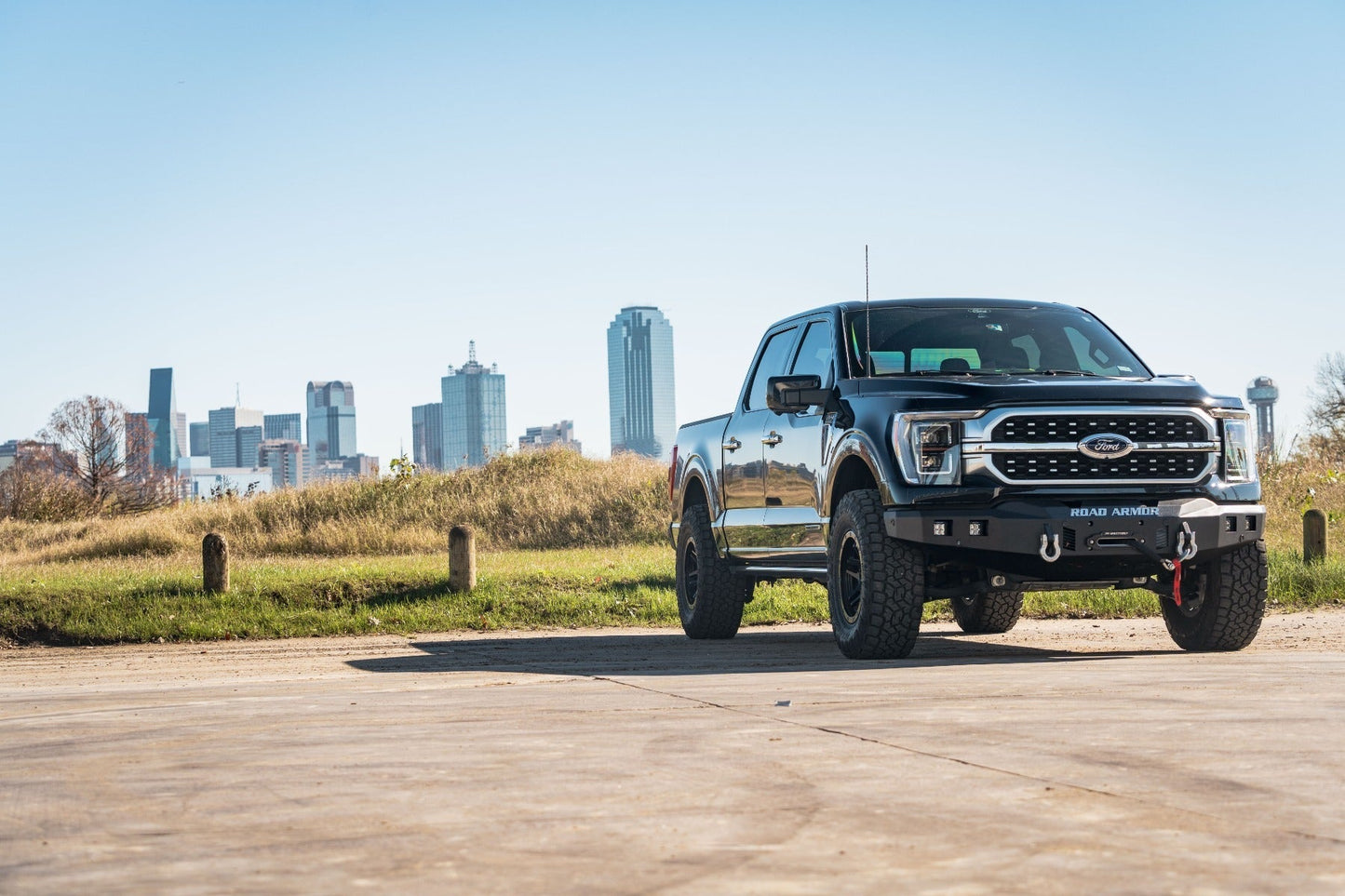 Road Armor Stealth Front Winch Bumper 2021-2023 Ford F-150 - 6211F0B