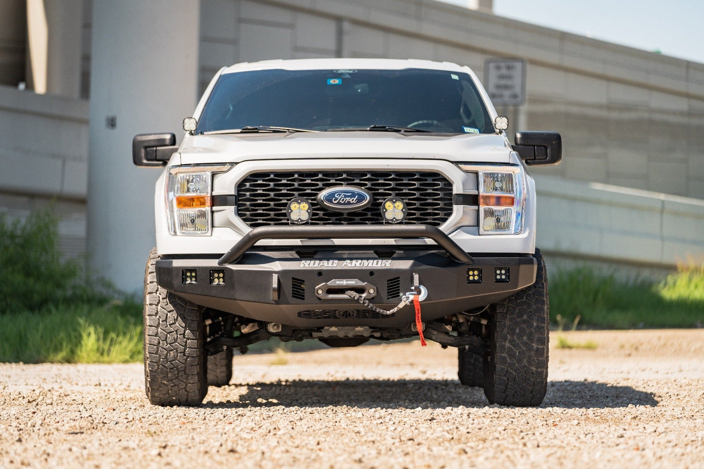 Road Armor Stealth Front Winch Bumper Pre-Runner Guard 2021-2023 Ford F-150 - 6211F4B