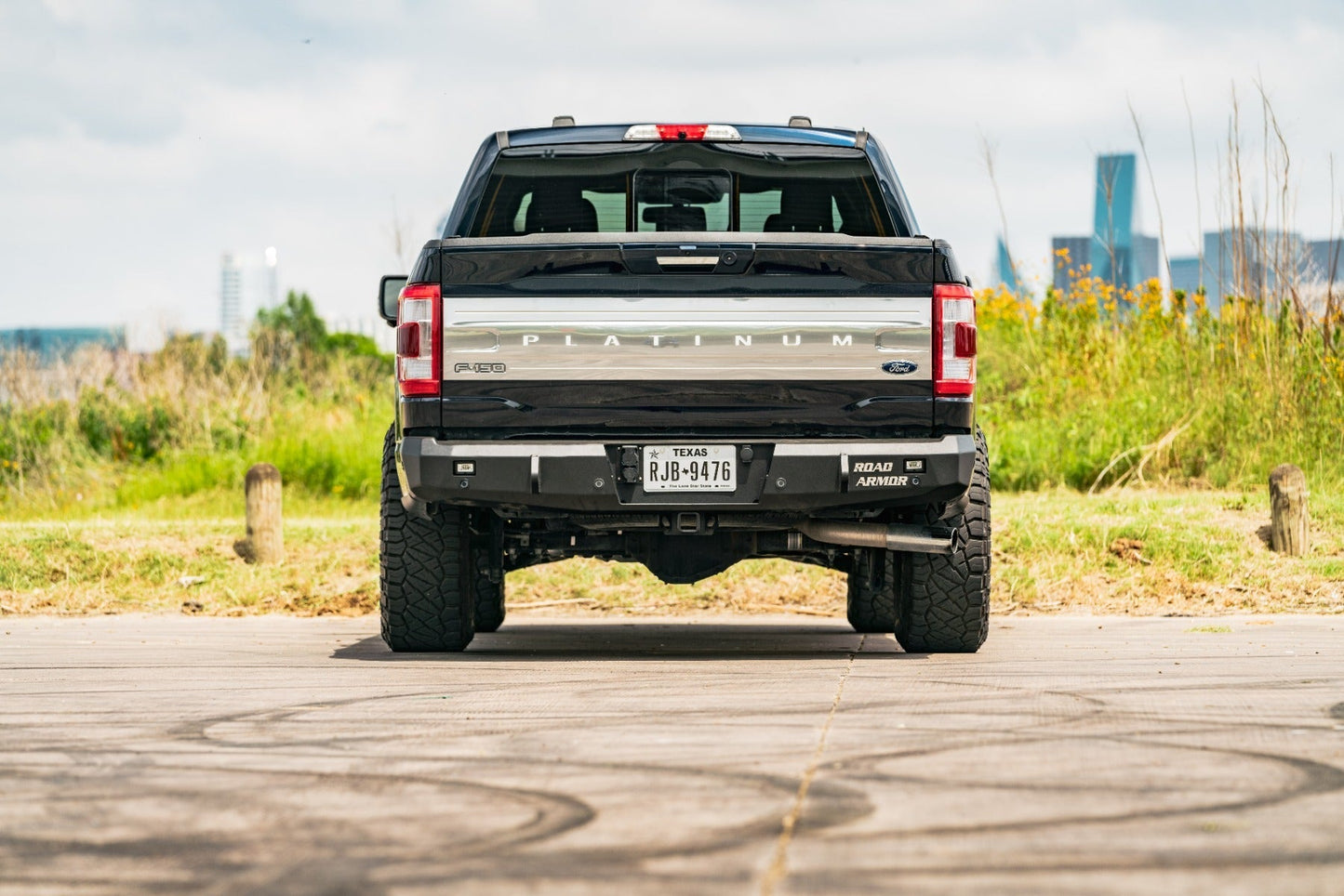 Road Armor Stealth Rear Non-Winch Bumper 2021-2023 Ford F-150 - 6211R0B