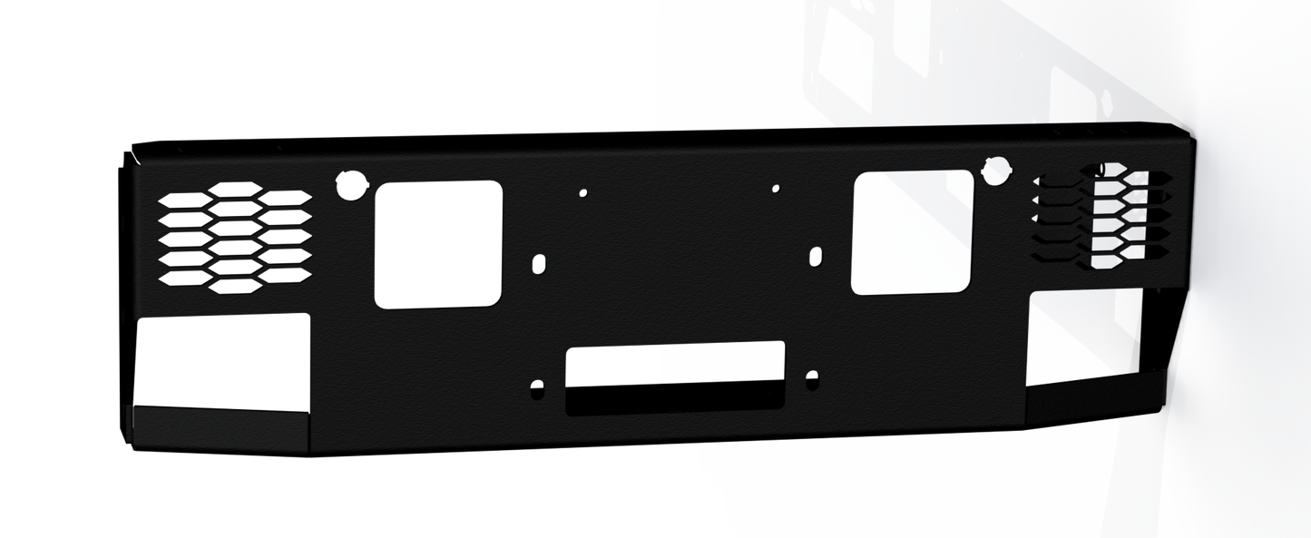 Road Armor Vaquero Front Bumper Accessory Winch Plate 2021-2023 Ford F-150 - 6211VF-WPB