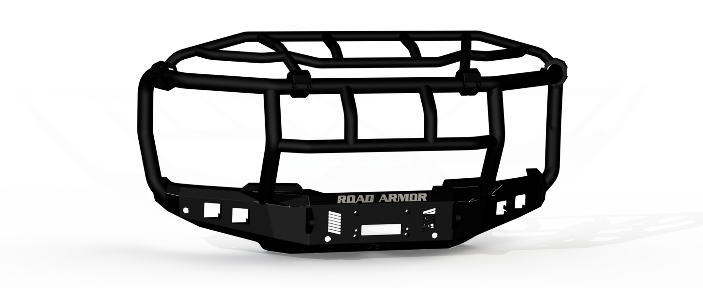 Road Armor Stealth Front Winch Bumper Titan II Guard - Intimidator 2023-2026 Ford F-250 F-350 - 6232F6B