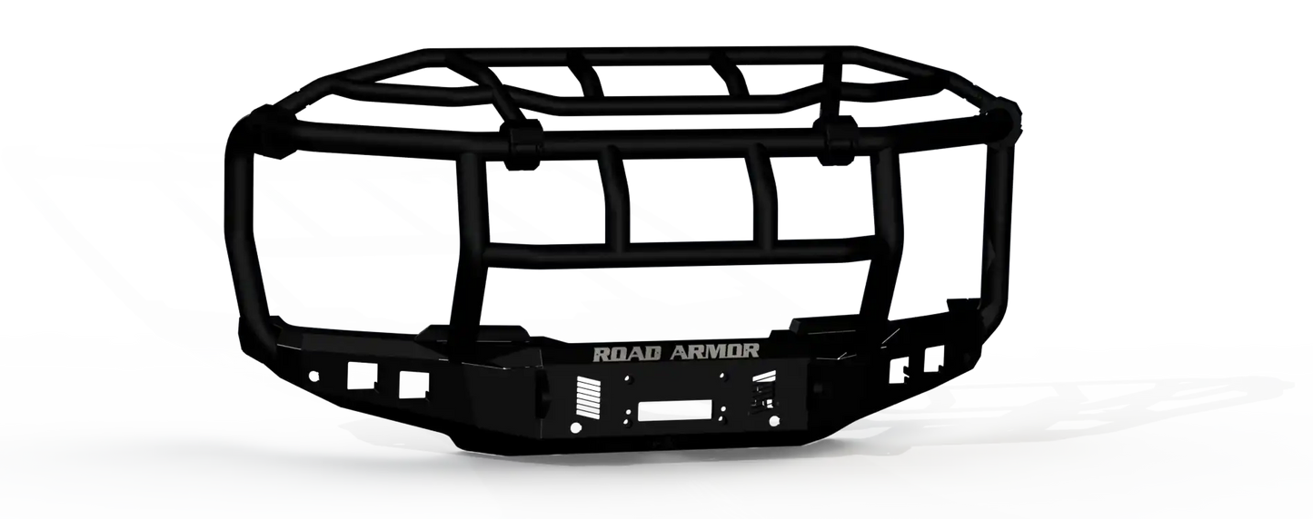 Road Armor Stealth Front Winch Bumper Titan II Guard - Intimidator 2023-2026 Ford F-450 F-550 - 6234F6B