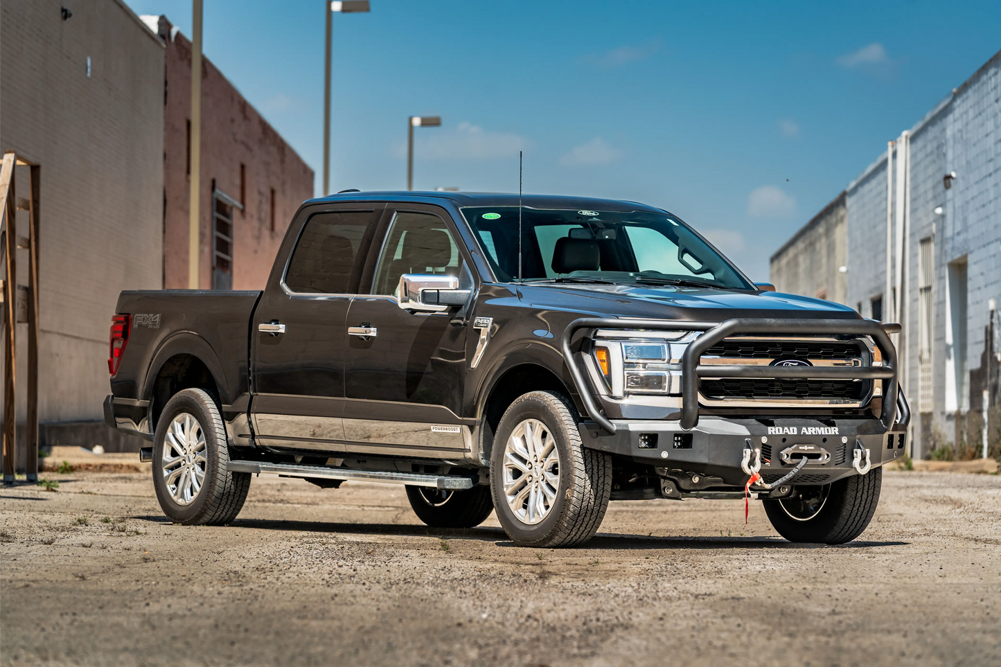 Road Armor Stealth Front Winch Bumper Lonestar Guard 2024-2026 Ford F-150 - 6241F5B