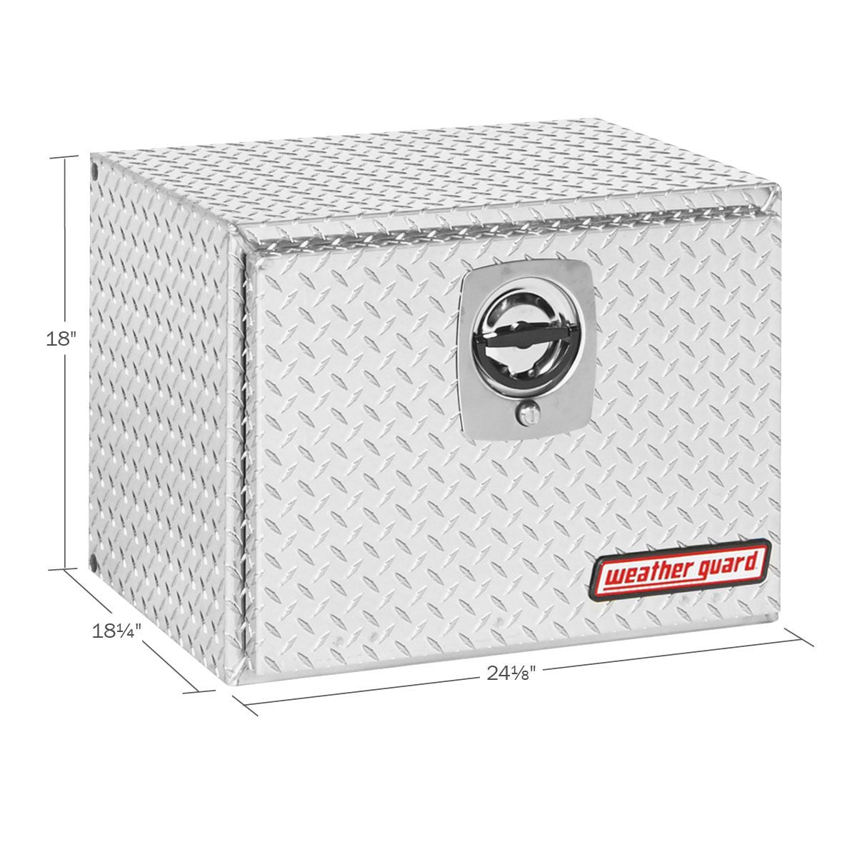 Weather Guard Aluminum Under Bed Box - 24-in x 18-in x 18-in - 627-0-02