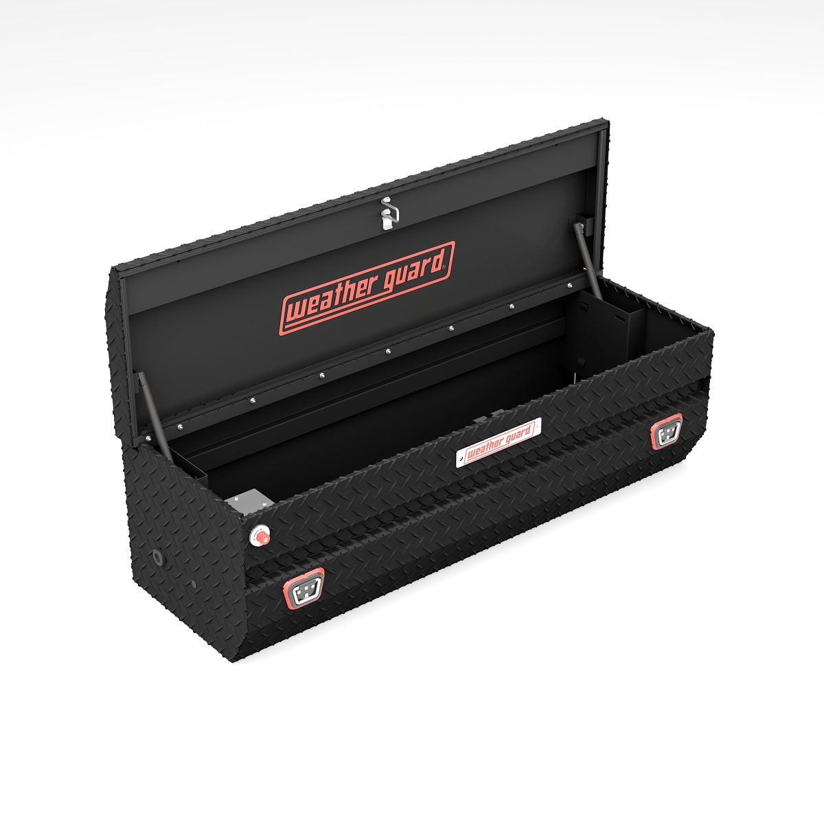 Weather Guard All-Purpose Chest Tool Box Textured Matte Black Aluminum Model 634-52-04